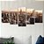 Kit Quadros Mosaico Entardecer York Predios New - Imagem 3