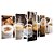 Kit Quadros Mosaico Cozinha Expresso Cafeteria Grãos Café - Imagem 2