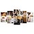Kit Quadros Mosaico Cozinha Expresso Cafeteria Grãos Café - Imagem 1