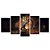 Kit Quadros Mosaico Narguile Hookah Fogo Lounge Fumaça Bar - Imagem 1