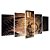 Kit Quadros Mosaico Teen Bar Laranja Neon Narguile Lounge - Imagem 2