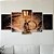 Kit Quadros Mosaico Teen Bar Laranja Neon Narguile Lounge - Imagem 4