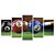 Kit Quadros Mosaico Jogo Sinuca Sala Bar Bilhar Bolas - Imagem 1