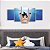 Kit Quadros Mosaico Anime Quarto Teen Dama Dbz Genki Goku - Imagem 4