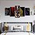 Kit Quadros Mosaico Thunder Quarto Cats Anime Man Teen - Imagem 5
