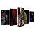 Kit Quadros Mosaico Thunder Quarto Cats Anime Man Teen - Imagem 2