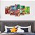 Kit Quadros Mosaico Portal Interdimensional Monstro Teen - Imagem 4