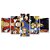 Kit Quadros Mosaico Anime Sala Personagens One Piece - Imagem 1