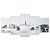 Kit Quadros Mosaico Nuvens Arranha Céu Sala Prédio - Imagem 1
