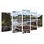 Kit Quadros Mosaico Rochas Montanhas Rio Verde Paisagem - Imagem 2