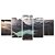 Kit Quadros Mosaico Rochas Verde Nuvem Floresta Montanhas - Imagem 1