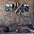 Kit Quadros Mosaico Peso Academia Fitness Anilha Barra Sala - Imagem 4