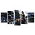 Kit Quadros Mosaico Studio Fitness Academia Sala Mulher - Imagem 1