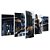 Kit Quadros Mosaico Studio Fitness Academia Sala Mulher - Imagem 2