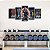 Kit Quadros Mosaico Homem Fitness Peso Academia Sala Barra - Imagem 3