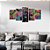 Kit Quadros Mosaico Colorido Sala Bitcoin Simbolo Estampas - Imagem 3