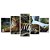 Kit Quadros Mosaico Tigre Verde Listras Felino Cachoeira - Imagem 1