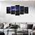 Kit Quadros Mosaico Helicóptero Apocalipse Teen Roxo Cidade - Imagem 4