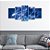 Kit Quadros Mosaico Poseidon Azul Água Mitologia Cavalo - Imagem 4