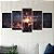 Kit Quadros Mosaico Cidade Apocalipse Nuclear Teen Explosão - Imagem 3