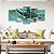 Kit Quadros Mosaico Tubarão Aquário Cabos Verde Mecânico - Imagem 5