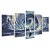 Kit Quadros Mosaico Onda Vortice Feiticeira Teen Quarto - Imagem 2