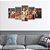 Kit Quadros Mosaico Renascentista Morte Pintura Sócrates - Imagem 4