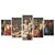 Kit Quadros Mosaico Renascentista Morte Pintura Sócrates - Imagem 1