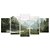 Kit Quadros Mosaico Horizonte Campo Natureza Floresta Vale - Imagem 1