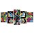 Kit Quadros Mosaico Borboleta Monarca Art Colorido Sala Pop - Imagem 1