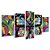 Kit Quadros Mosaico Borboleta Monarca Art Colorido Sala Pop - Imagem 2