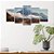 Kit Quadros Mosaico Montanhas Estrada Rua Arbustos Verde - Imagem 3