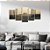 Kit Quadros Mosaico Grade Quarto Cidade Fundo Portões - Imagem 4
