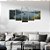 Kit Quadros Mosaico Ilha Sala Floresta Porto Oceano Barcos - Imagem 4