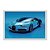 Quadro Decorativo Carro Esportivo Azul - Imagem 1