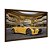 Quadro Decorativo Super Carro Sport Amarelo - Imagem 6