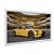 Quadro Decorativo Super Carro Sport Amarelo - Imagem 2
