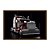 Quadro Decorativo Caminhão Vermelho e Fundo Preto - Imagem 5