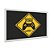 Quadro Decorativo Preto Amarelo Gamer Zone - Imagem 2