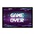 Quadro Decorativo Pixels Roxo Azul Game Over - Imagem 3