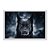 Quadro Decorativo Cachorro Preto No Gelo - Imagem 1