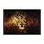 Quadro Decorativo Leão De Judá Em Chamas - Imagem 3