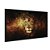 Quadro Decorativo Leão De Judá Em Chamas - Imagem 4
