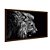 Quadro Decorativo Leão Rugindo Preto E Branco - Imagem 6