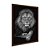 Quadro Decorativo Leão Selvagem Preto e Branco - Imagem 6