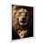 Quadro Decorativo Pai Leão E Filhote - Imagem 2