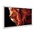 Quadro Decorativo Leão Laranja E Fundo Preto - Imagem 2