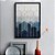 Quadro Decorativo Geométrico Degradê Azul Com Detalhes Dourados - Imagem 8