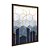 Quadro Decorativo Geométrico Degradê Azul Com Detalhes Dourados - Imagem 6