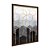 Quadro Decorativo Geométrico Degradê Azul Envelhecido Com Detalhes Dourado - Imagem 6